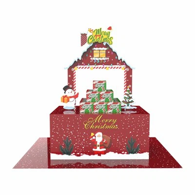 종이 바닥 디스플레이 스탠드